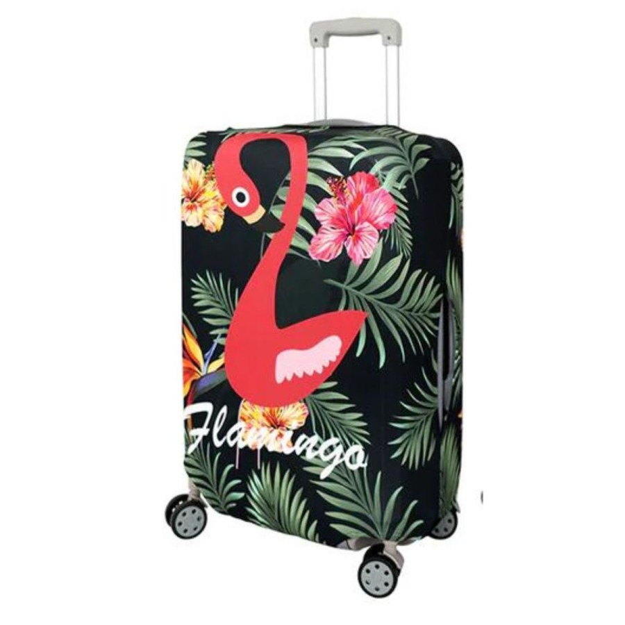 Accessories Tosca | Luggage Cover - Fits Medium Spinners 60Cm To 70Cm - Flamingo