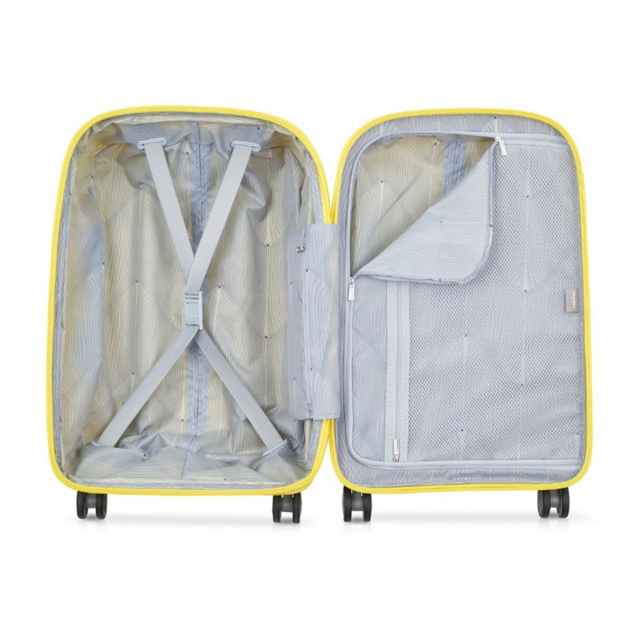 Luggage Delsey Luggage | Delsey Clavel 55Cm Carry On Luggage - Yellow