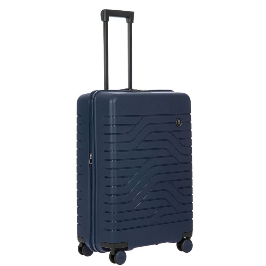 Luggage Brics Luggage | Bric'S B|Y Ulisse Medium 71Cm Hardsided Spinner Suitcase Ocean Blue