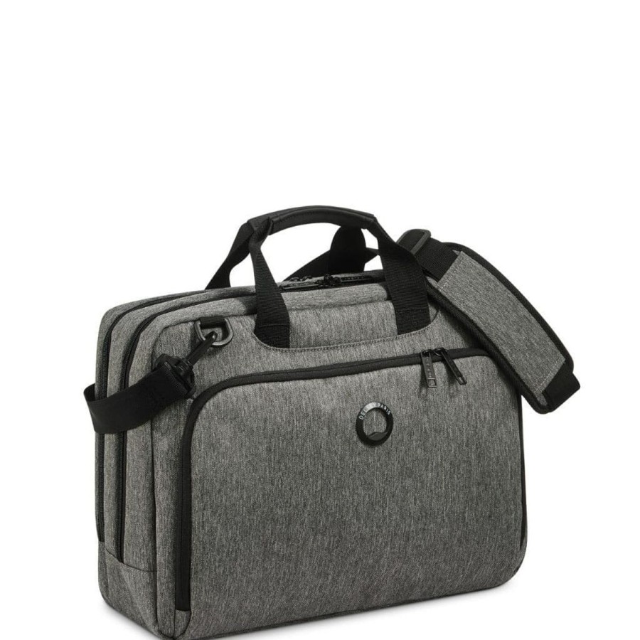 Backpacks & Bags Brenthaven | Delsey Esplanade Business Shoulder Messenger Bag 15.6" - Anthracite