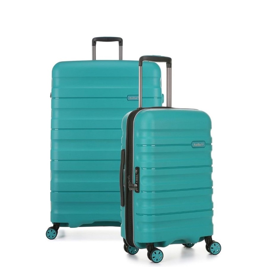 Luggage Antler | Antler Lincoln Hardsided Luggage Duo Set - Teal