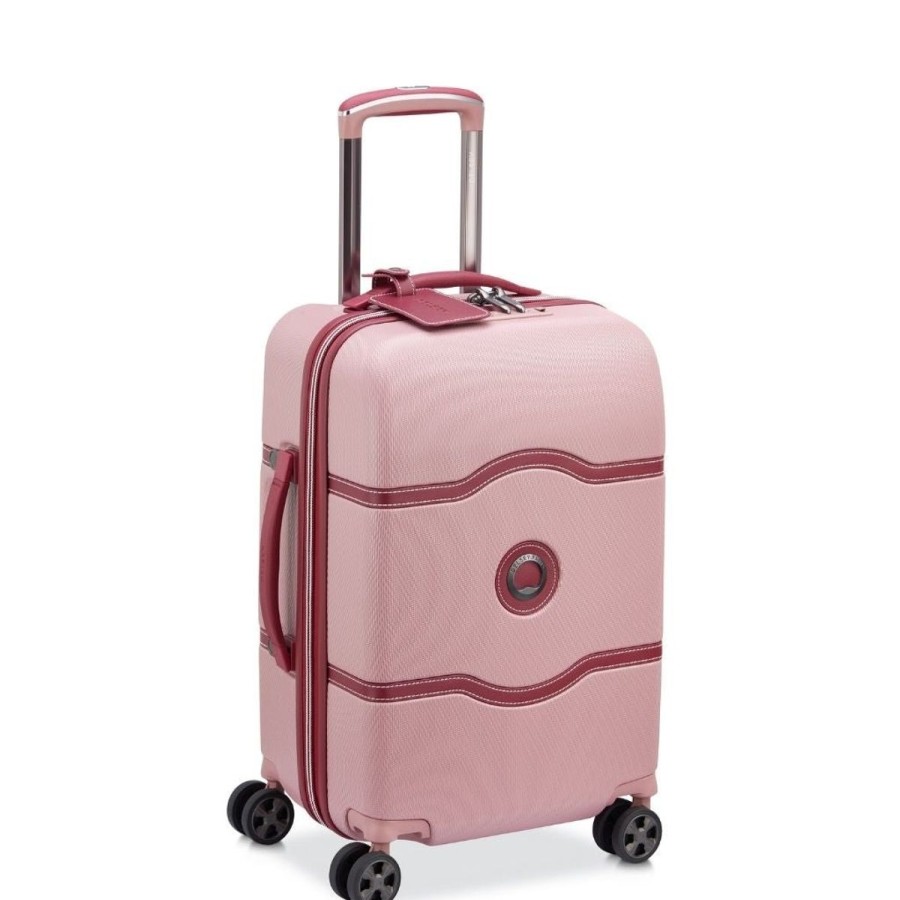 Luggage Delsey Luggage | Delsey Chatelet Air 2.0 55Cm Carry On Luggage - Pink