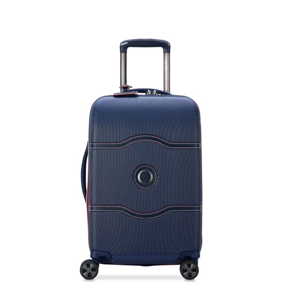 Luggage Delsey Luggage | Delsey Chatelet Air 2.0 55Cm Carry On Luggage - Blue