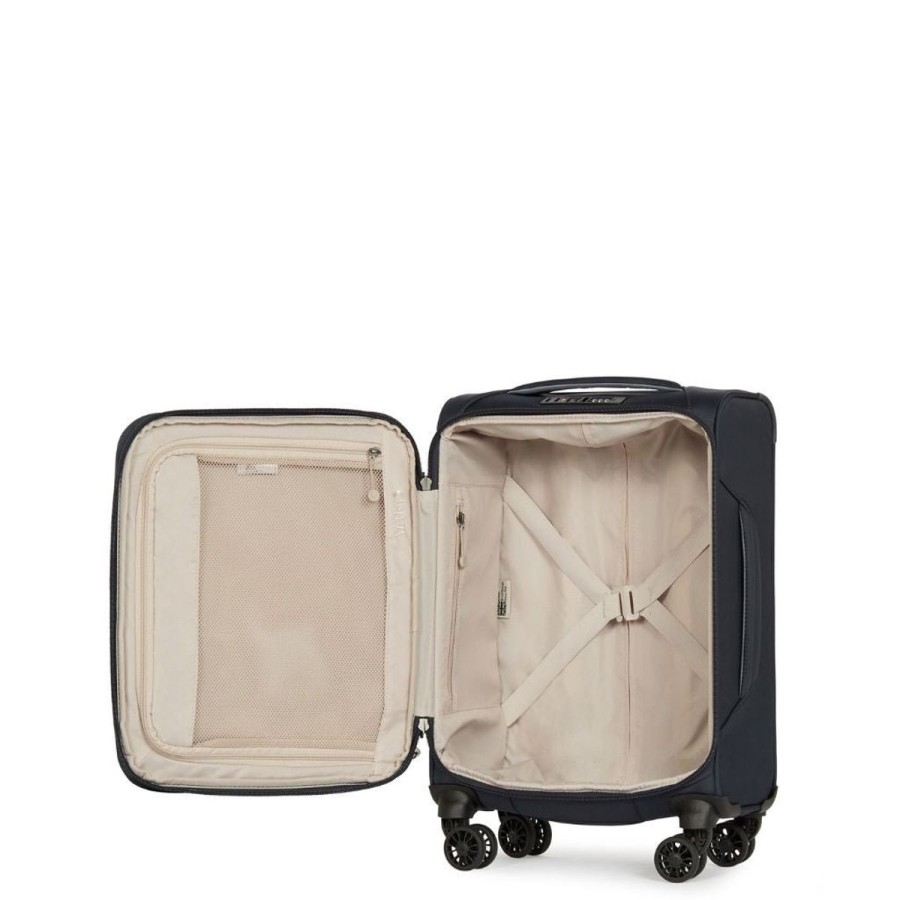 Luggage Antler | Antler Brixham 55Cm Carry On Softsided Luggage - Navy