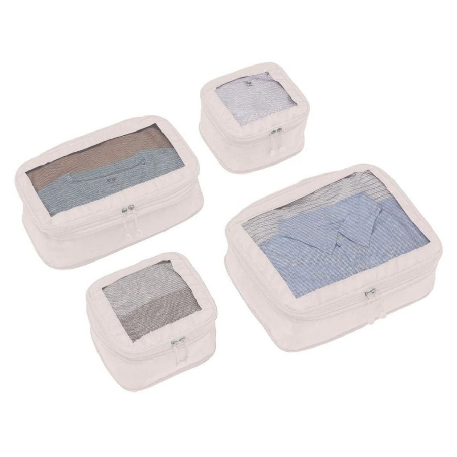 Accessories Antler | Antler Chelsea 4 Piece Packing Cubes Taupe