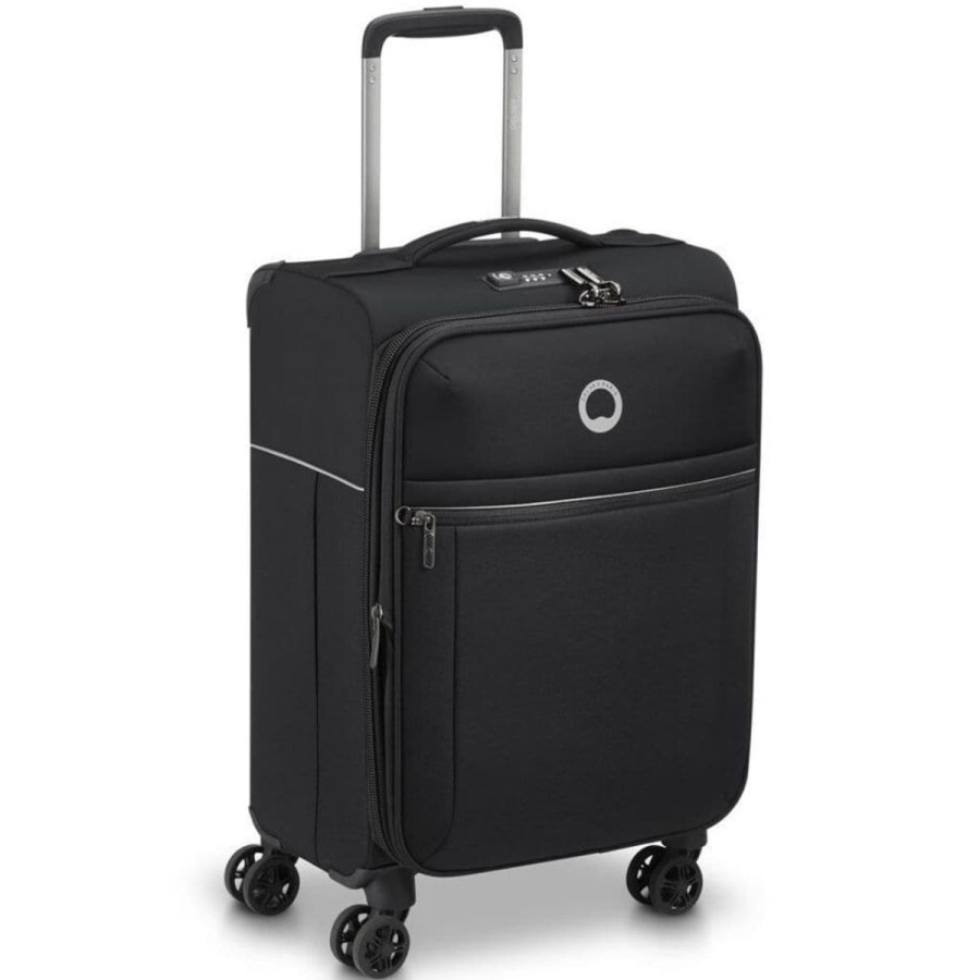 Luggage Delsey Luggage | Delsey Brochant 2.0 Softsided Luggage Duo - Black