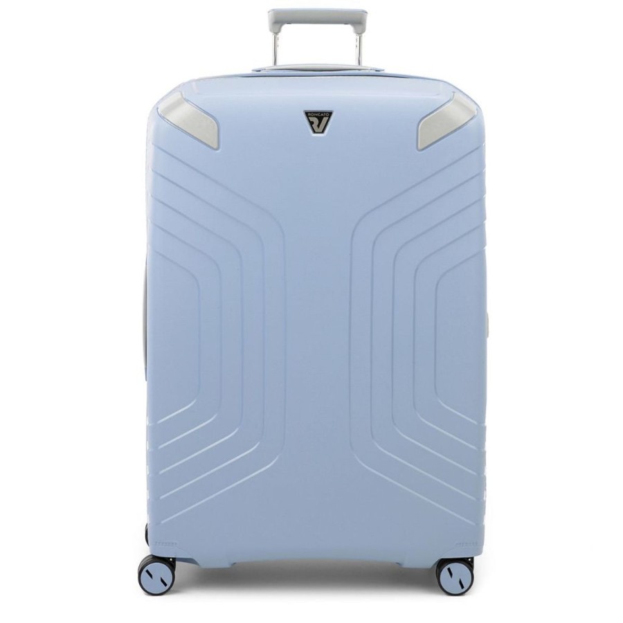 Luggage Roncato | Roncato Ypsilon Large 78Cm Hardsided Exp Spinner Suitcase Pale Blue