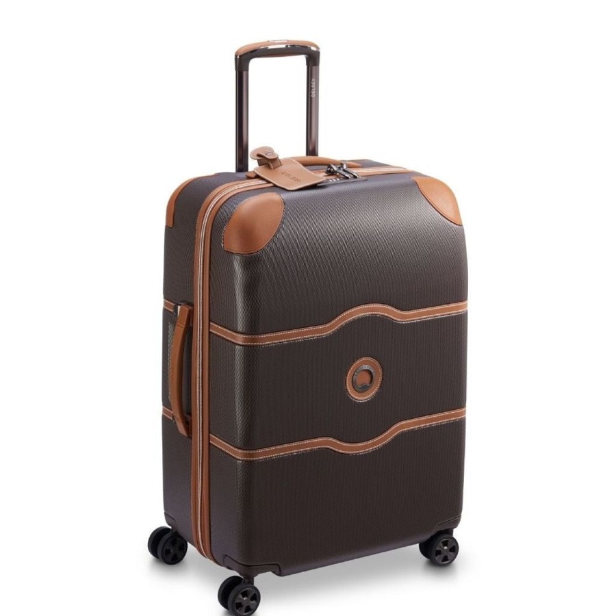 Luggage Delsey Luggage | Delsey Chatelet Air 2.0 76Cm Large Luggage - Chocolate