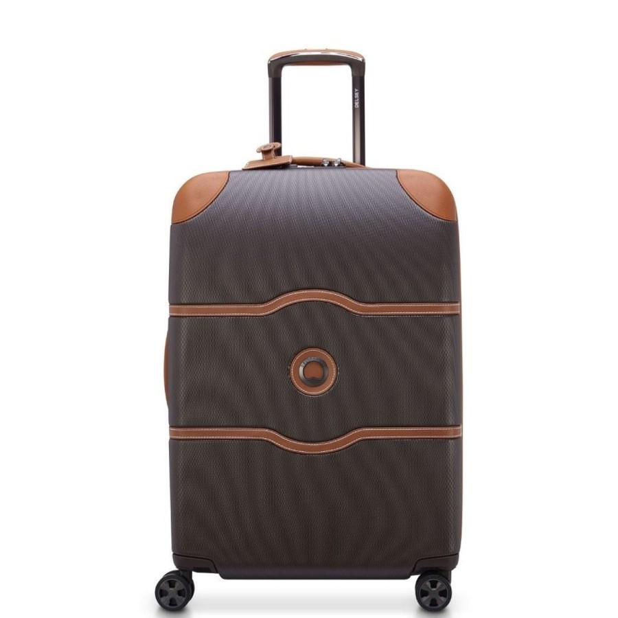 Luggage Delsey Luggage | Delsey Chatelet Air 2.0 76Cm Large Luggage - Chocolate