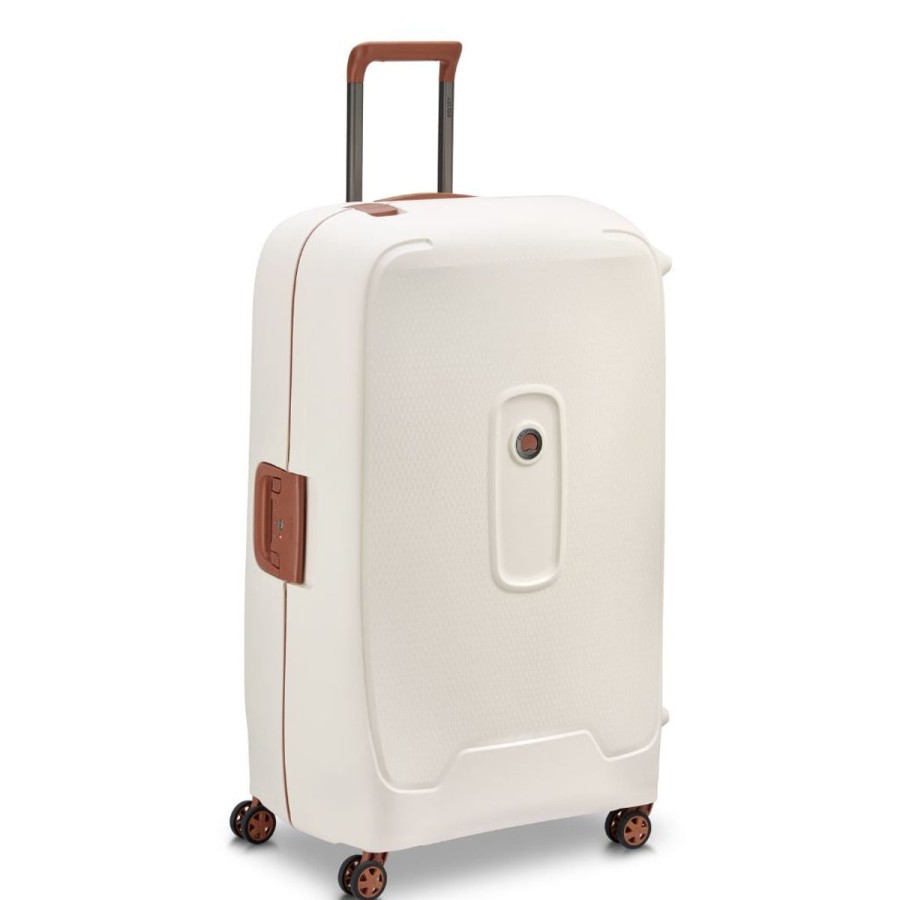 Luggage Delsey Luggage | Delsey Moncey 82Cm Large Hardsided Luggage Angora