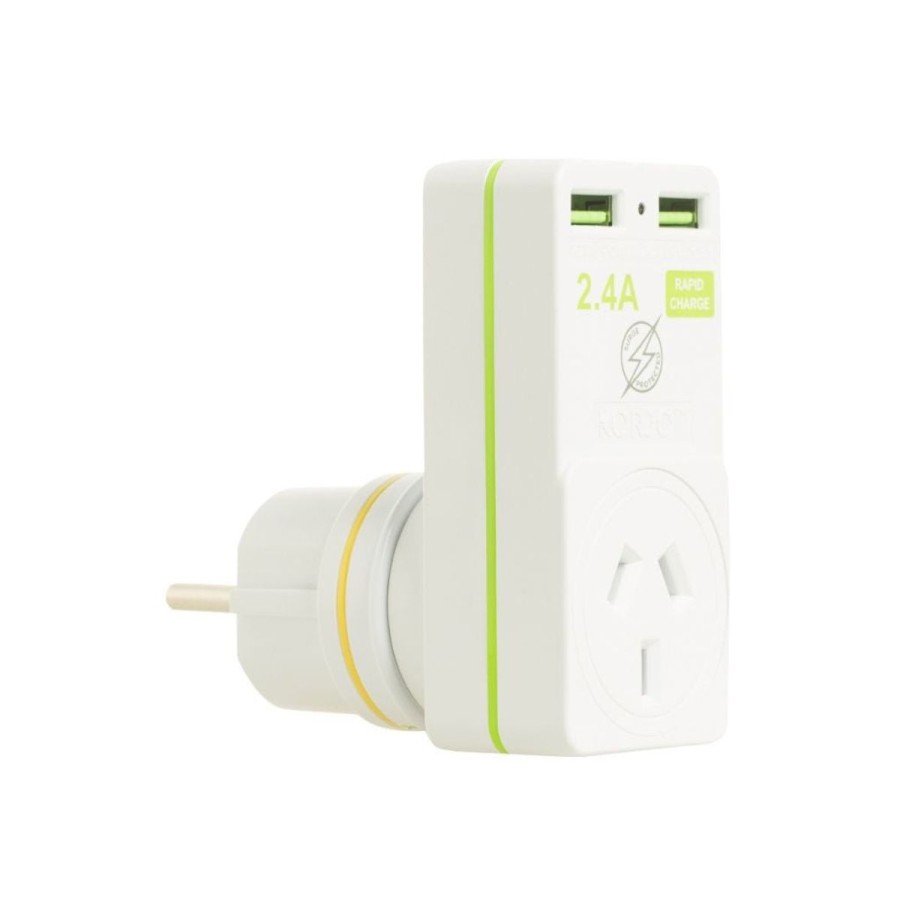 Accessories Korjo | Korjo Usb – Europe Travel Adaptor Usb2X2Eu