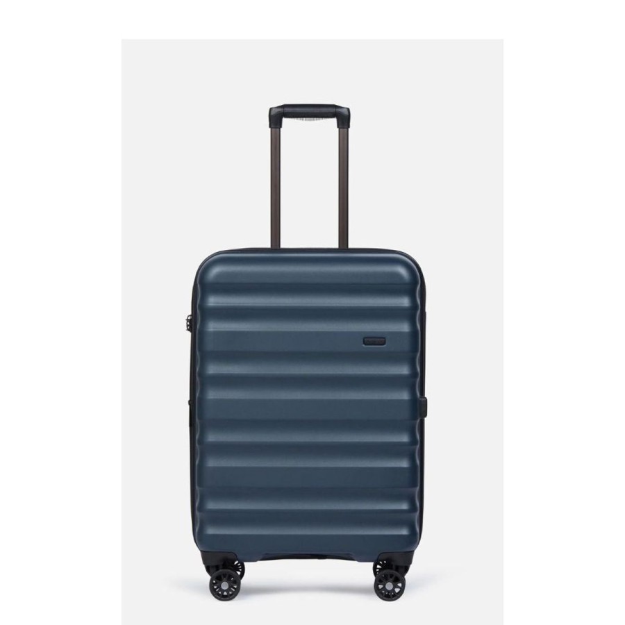 Luggage Antler | Antler Clifton 67Cm Medium Hardsided Luggage - Navy