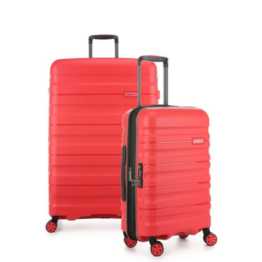 Luggage Antler | Antler Lincoln Hardsided Luggage Duo Set - Red