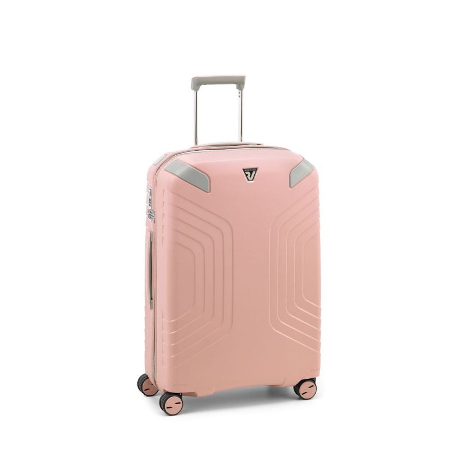 Luggage Roncato | Roncato Ypsilon Large 78Cm Hardsided Exp Spinner Suitcase Pale Pink