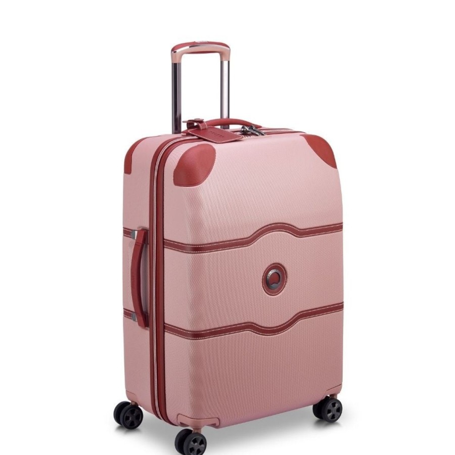 Luggage Delsey Luggage | Delsey Chatelet Air 2.0 66Cm Medium Luggage - Pink