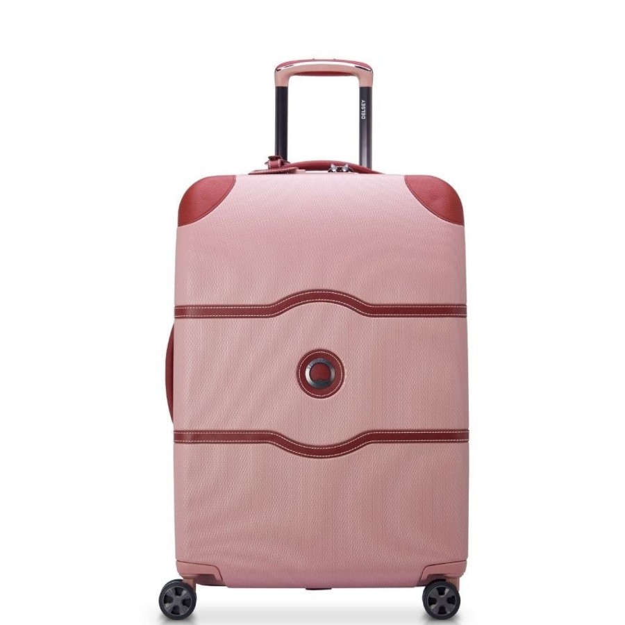 Luggage Delsey Luggage | Delsey Chatelet Air 2.0 66Cm Medium Luggage - Pink