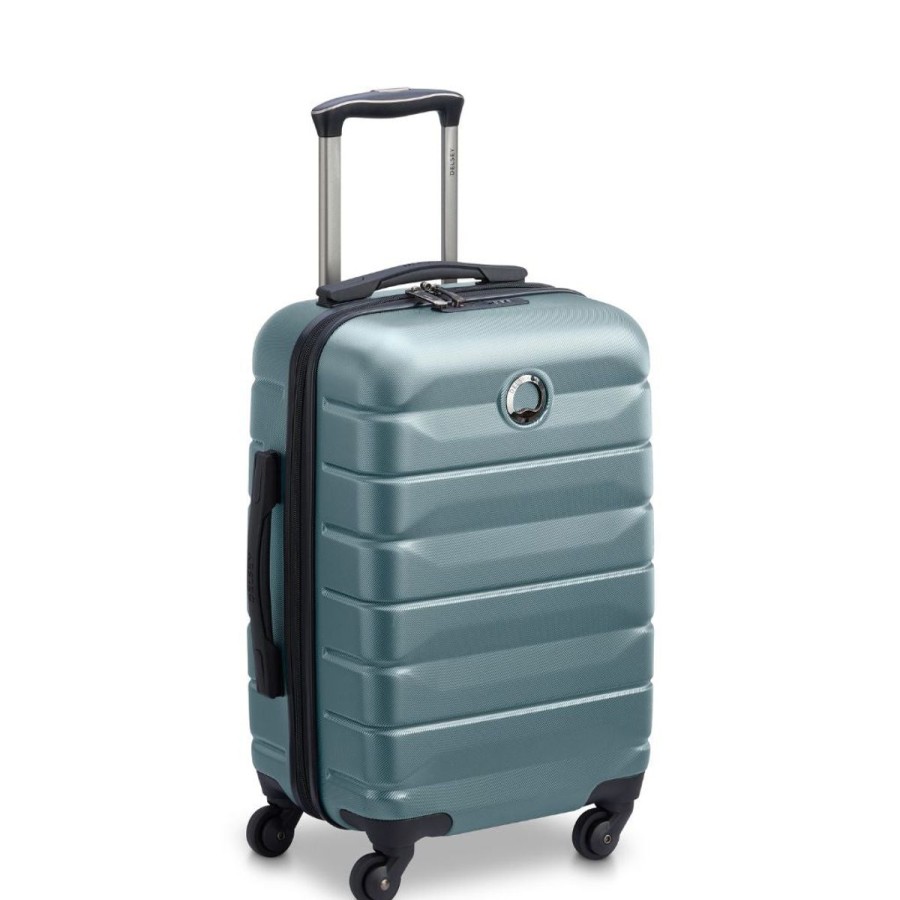 Luggage Delsey Luggage | Delsey Air Amour 55Cm Carry On Luggage - Green