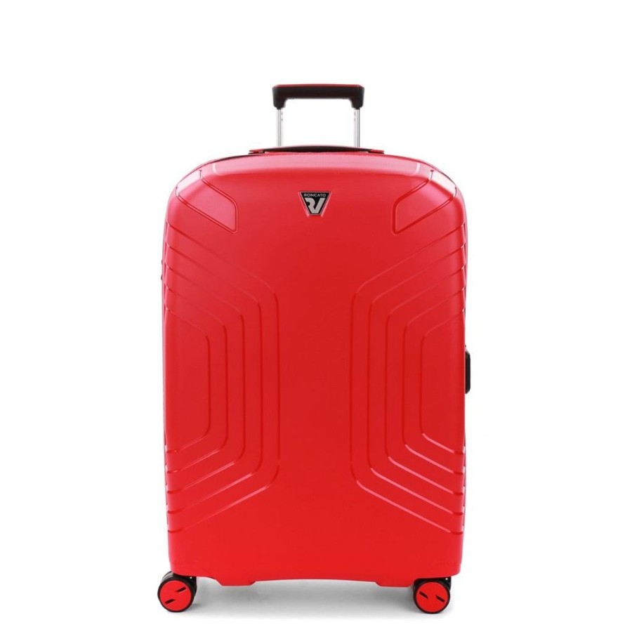 Luggage Roncato | Roncato Ypsilon Large 78Cm Hardsided Exp Spinner Suitcase Red