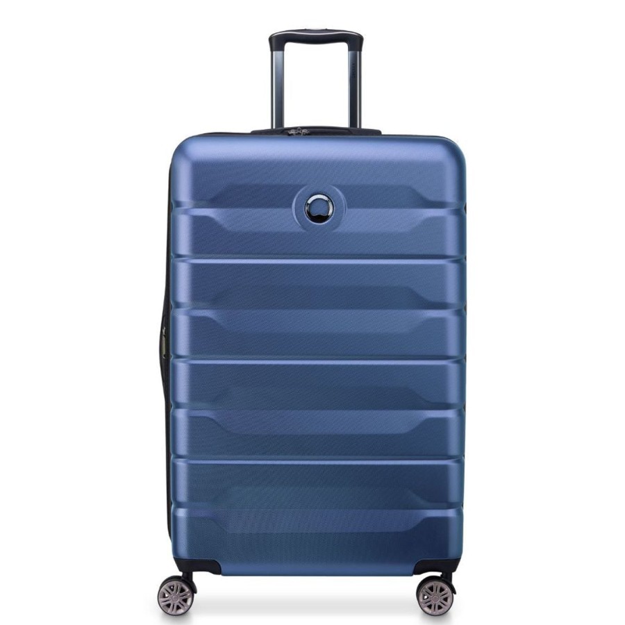 Luggage Delsey Luggage | Delsey Air Amour 78Cm Expandable Large Luggage - Night Blue