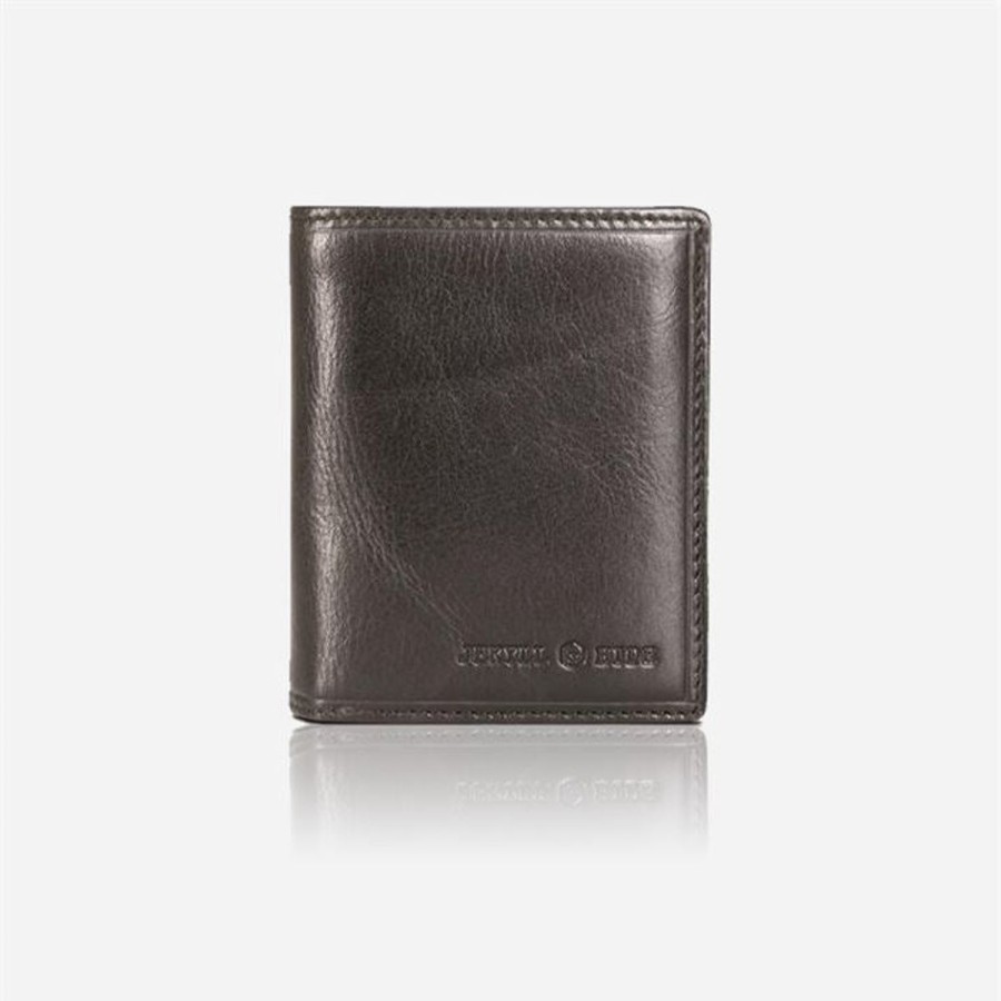 Wallets Jekyll & Hide | Jekyll & Hide Oxford Large Billfold Wallet With Id Window, Black