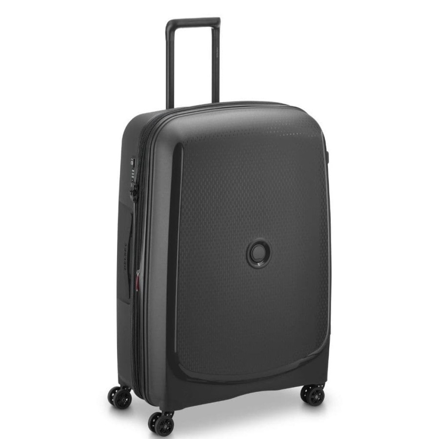 Luggage Delsey Luggage | Delsey Belmont Plus 76Cm Large Luggage Black