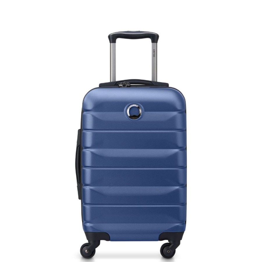 Luggage Delsey Luggage | Delsey Air Amour 55Cm Carry On Luggage - Night Blue