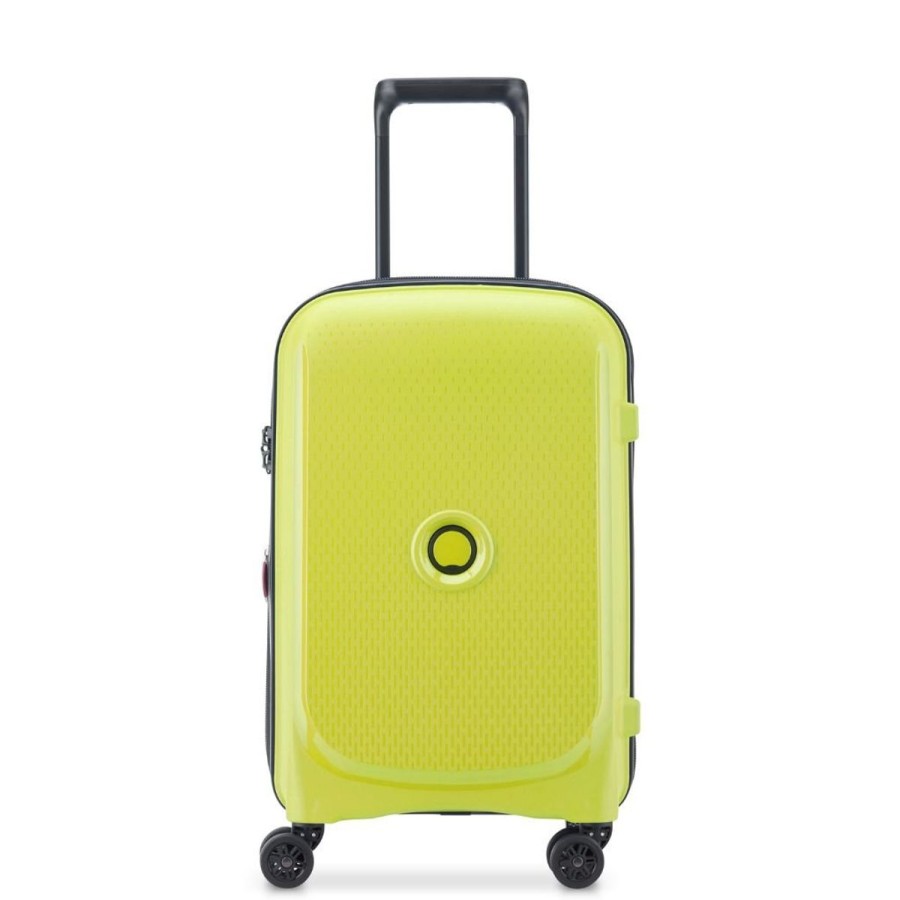 Luggage Delsey Luggage | Delsey Belmont Plus 55Cm Carry On Luggage Green