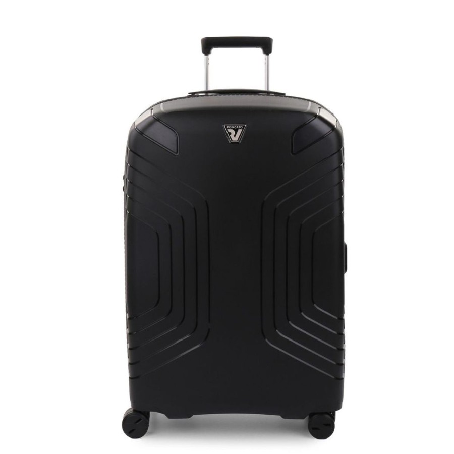 Luggage Roncato | Roncato Ypsilon Large 78Cm Hardsided Exp Spinner Suitcase Black