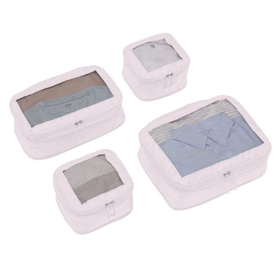 Accessories Antler | Antler Chelsea 4 Piece Packing Cubes Blush