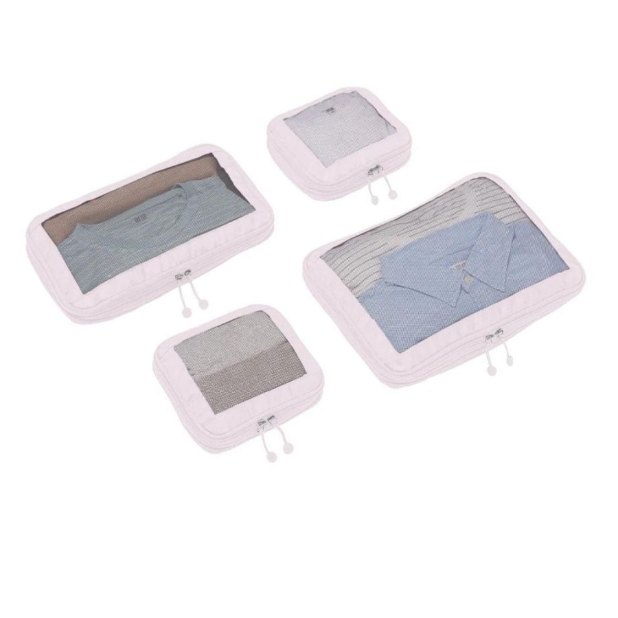 Accessories Antler | Antler Chelsea 4 Piece Packing Cubes Blush