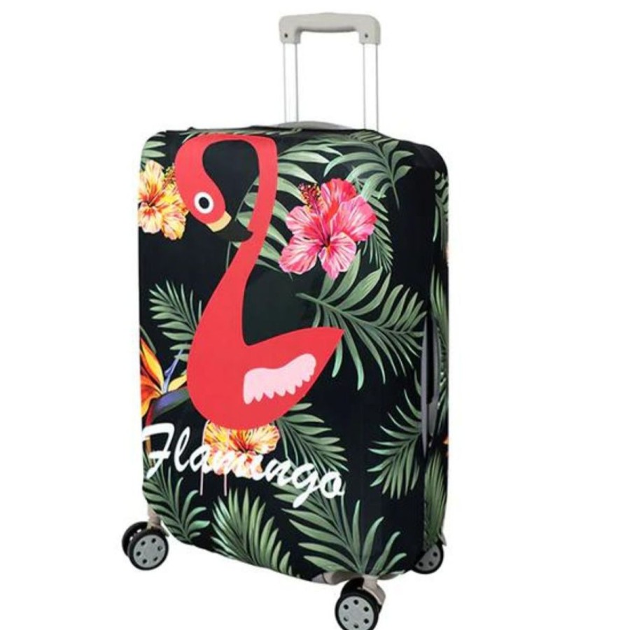 Accessories Tosca | Luggage Cover - Fits Large Spinners 70Cm To 80Cm - Flamingo