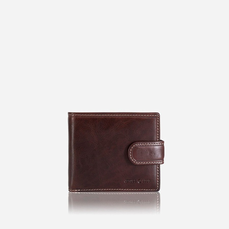 Wallets Jekyll & Hide | Jekyll & Hide Oxford Billfold Wallet With Coin And Id Window, Coffee