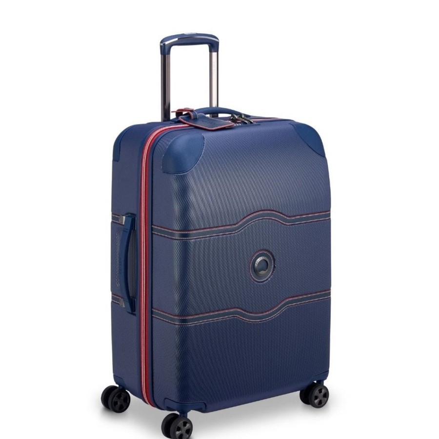 Luggage Delsey Luggage | Delsey Chatelet Air 2.0 66Cm Medium Luggage - Blue