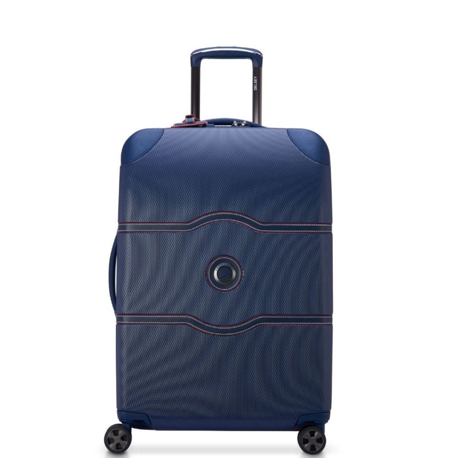 Luggage Delsey Luggage | Delsey Chatelet Air 2.0 66Cm Medium Luggage - Blue