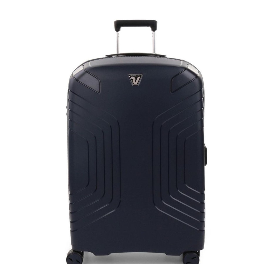 Luggage Roncato | Roncato Ypsilon Large 78Cm Hardsided Exp Spinner Suitcase Dark Blue