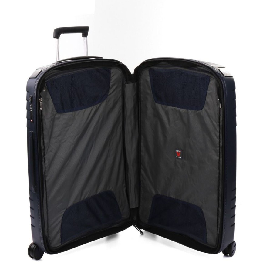 Luggage Roncato | Roncato Ypsilon Large 78Cm Hardsided Exp Spinner Suitcase Dark Blue