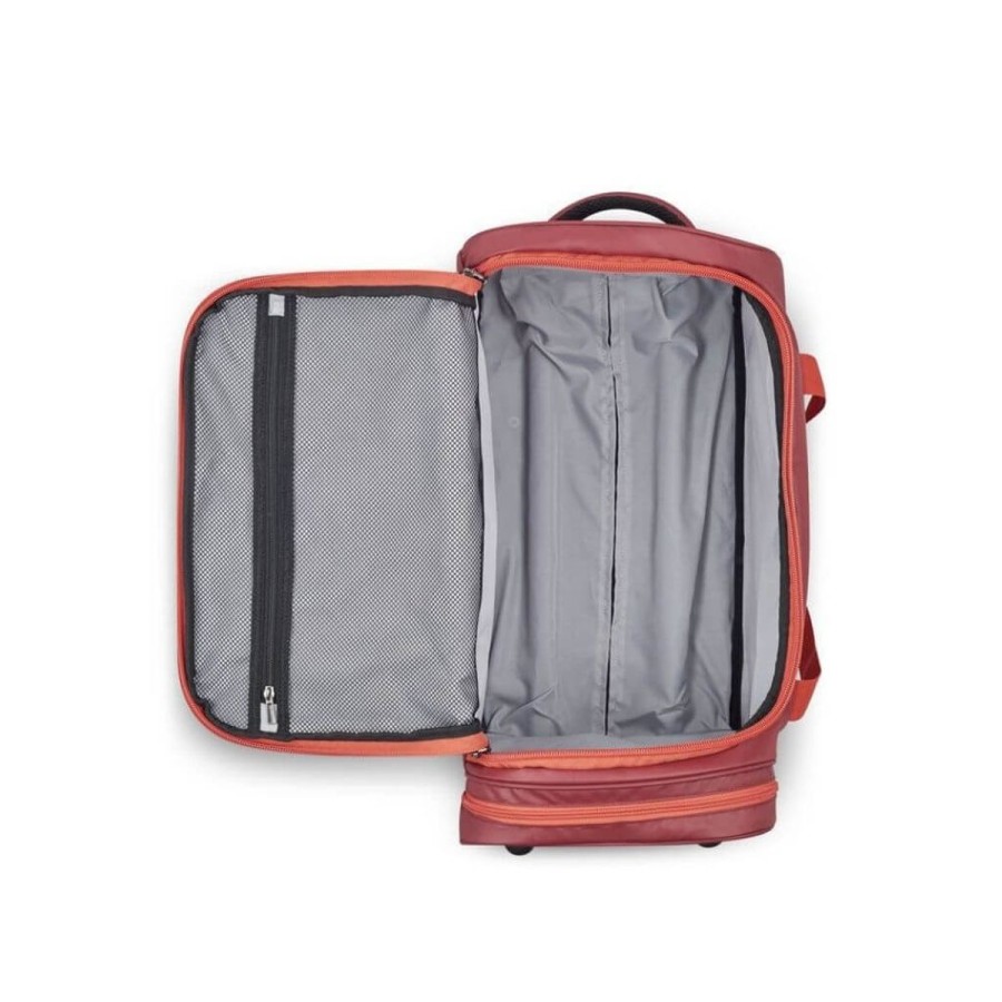 Luggage Delsey Luggage | Delsey Raspail Trolley Duffle 57Cm Luggage - Red