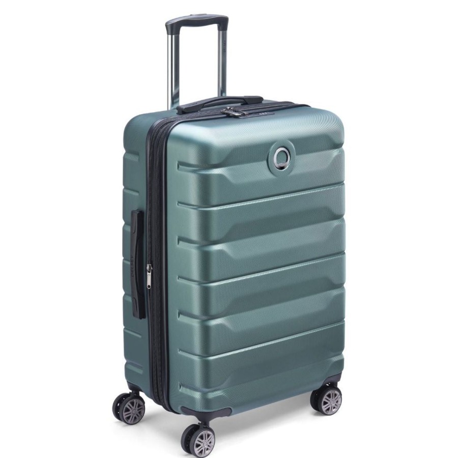 Luggage Delsey Luggage | Delsey Air Amour 68Cm Expandable Medium Luggage - Green