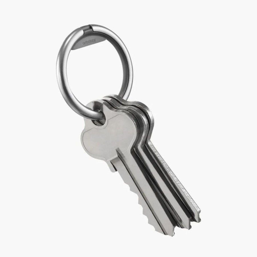 Accessories OrbitBest | Orbitkey Ring - Holds Upto 10 Keys - Silver