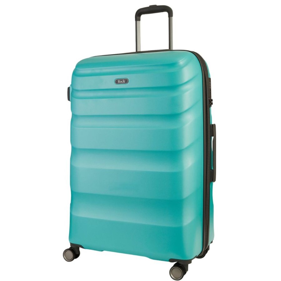 Luggage Rock Luggage | Rock Bali 75Cm Large Hardsided Luggage - Turquoise