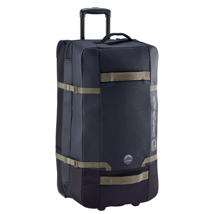 Luggage Caribee | Caribee Split Roller Wheeled Duffle Bag 100L - Black